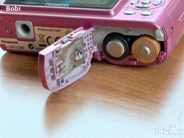 Розов Panasonic Lumix DMC-LS80 , снимка 9 - Фотоапарати - 53845363