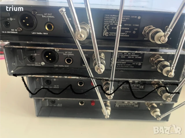 Безжични микрофони Sennheiser комплект дръжка, хедсет, снимка 5 - Друга електроника - 50498795