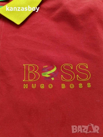 hugo boss green - страхотна мъжка тениска L, снимка 3 - Тениски - 51009904