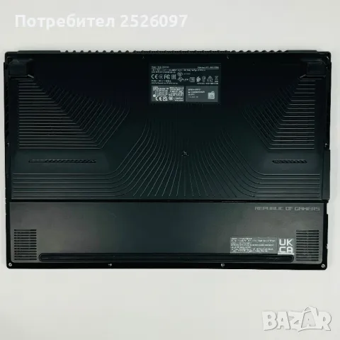 ASUS ROG Zephyros S17/17,3” 4K 165Hz/RTX 3080 16GB DDR6/i7-11800H/2TB, снимка 10 - Лаптопи за игри - 47073032