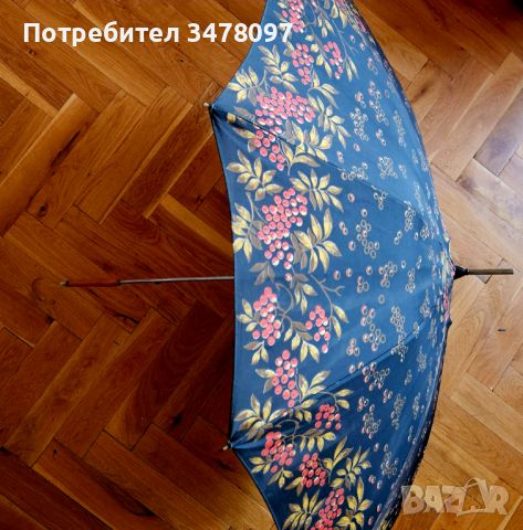Дамски чадър от 40-те години , снимка 2 - Други ценни предмети - 46432872