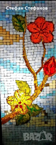 Градински фенер - флорална мозаечна декорация, снимка 4 - Други - 50584638