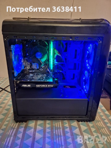 Геймърски компютър гаранция/i5 9400 16GB,RTX 3050 6GB, 120GB SSD HDD 1TB, снимка 2 - Геймърски - 54034427