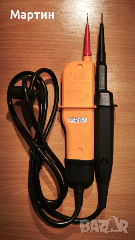 FLUKE T110 Voltage Tester - Тестер за напрежение и проводимост с два полюса и LED индикатори, снимка 6 - Друга електроника - 52965533