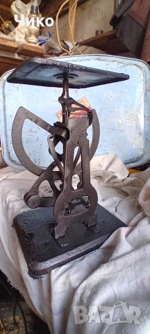 Старо оригинално пощенско кантарче , снимка 6 - Антикварни и старинни предмети - 54113433