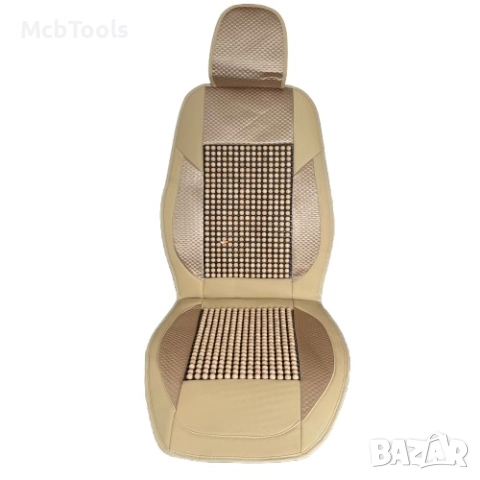 Универсален масажор за Камион / Автомобил от бамбукови топчета и кожа, снимка 3 - Аксесоари и консумативи - 52059397