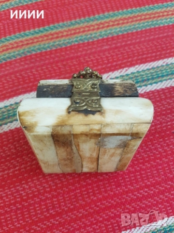 Кокалена кутия за бижута , снимка 3 - Антикварни и старинни предмети - 52846604