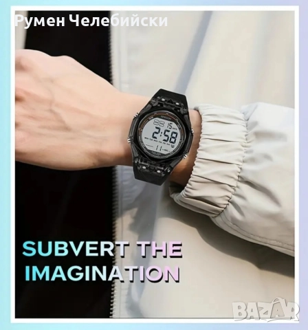 Спортен Водоустойчив Часовник , снимка 2 - Водоустойчиви - 52162055