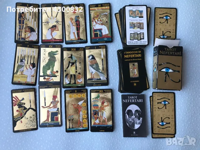 Оригинални карти Tarot Nefertari / Таро Нефертари, снимка 3 - Карти за игра - 48244868