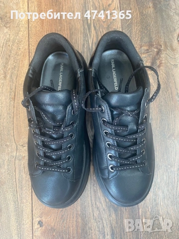 Обувки Karl Lagerfeld дамски черни 37 номер, снимка 5 - Дамски ежедневни обувки - 53656590