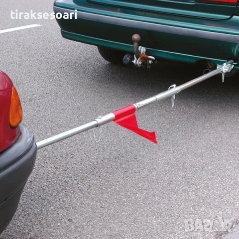 Твърда връзка за теглене 2 тона 2000 кг за леки коли, бусове, каравани, снимка 2 - Аксесоари и консумативи - 53699523