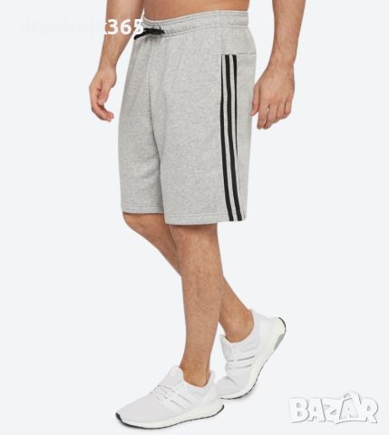 Adidas 3-Stripes French Terry  Къси Панталони/Мъжки  М/L, снимка 1 - Спортни дрехи, екипи - 45753632