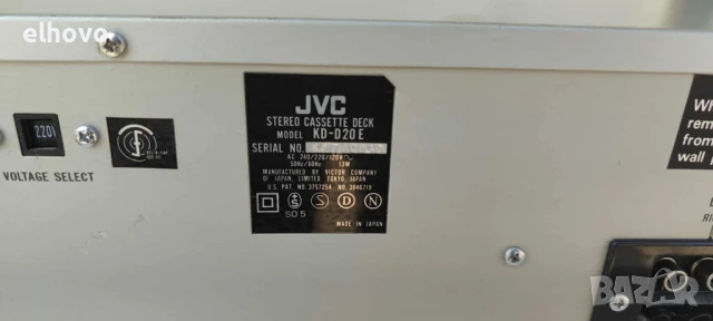 Дек JVC KD-D20E, снимка 4 - Декове - 50809099