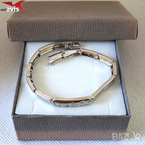 Гривна с платинено покритие 231088