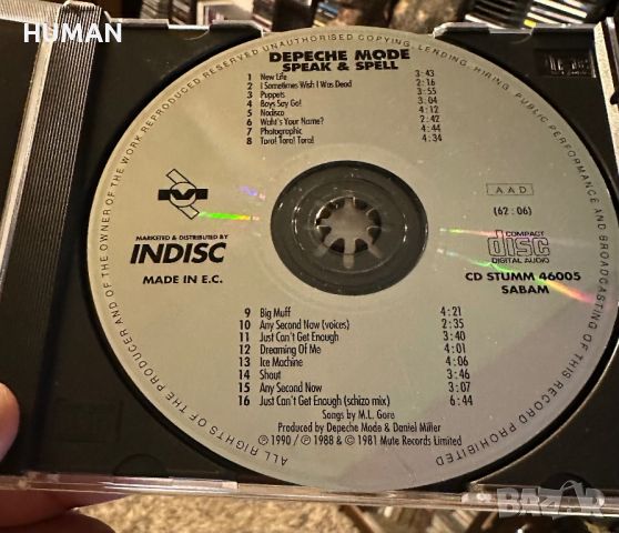 Depeche Mode , снимка 3 - CD дискове - 46262979