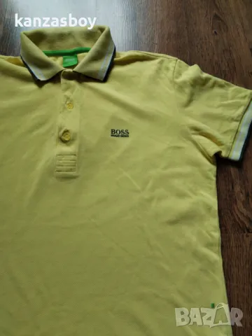 hugo boss green - страхотна мъжка тениска S, снимка 3 - Тениски - 50423446