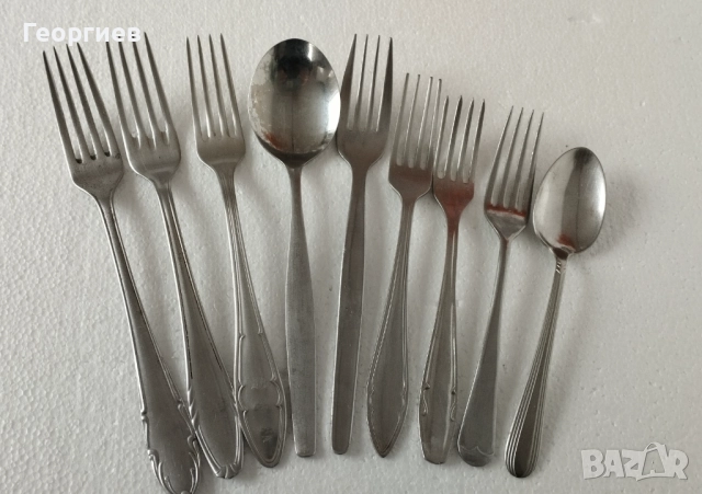 Прибори за хранене от СССР,и България "П.Денев ",ножове, други., снимка 11 - Прибори за хранене, готвене и сервиране - 24738212