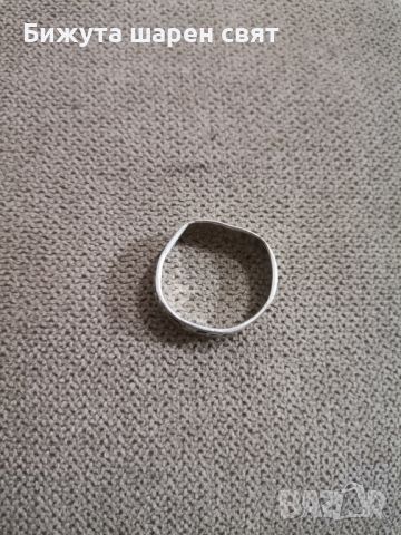 Мъжки сребърен пръстен с дефект , снимка 3 - Пръстени - 46219942