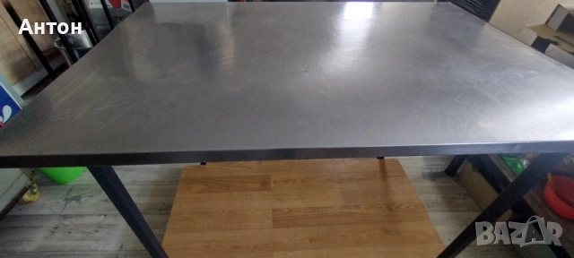 Работна маса с неръждаем плот, снимка 4 - Друго търговско оборудване - 53540335