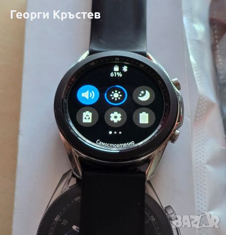 Samsung Galaxy Watch 3, 45 мм, Mistyc Silver, снимка 5 - Смарт гривни - 45620350