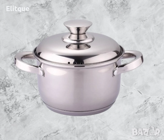 Тенджера Rosberg 18/20/22/24/26 см, Неръждаема стомана