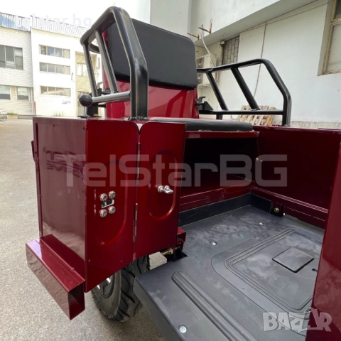 Електрическа триколка 005 двуместна с карго отделение 1500W Нов модел 2025, високопроизводителни бат, снимка 13 - Мотоциклети и мототехника - 52407283