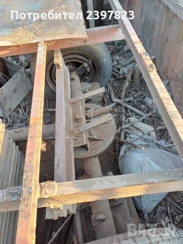 Предна и задна ос за ремарке или фургон