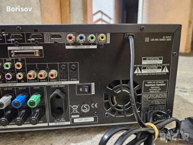 7.1 ресийвър Harman kardon AVR 360, снимка 8 - Ресийвъри, усилватели, смесителни пултове - 52254744