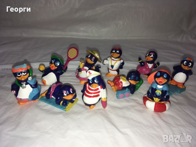 Колекция 1994-та година на Пингвини (Pingui Beach) Фереро Киндер (Ferrero Kinder Surprise), снимка 4 - Фигурки - 45114797