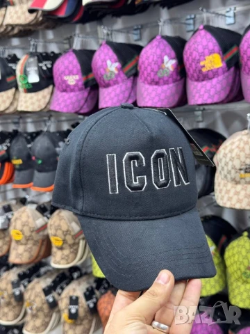 шапки с козирка dsquared2 icon fendi , снимка 2 - Шапки - 50672533
