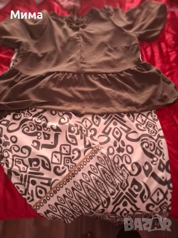 Сет от блуза и панталони в зелен цвят, снимка 14 - Блузи - 51250685