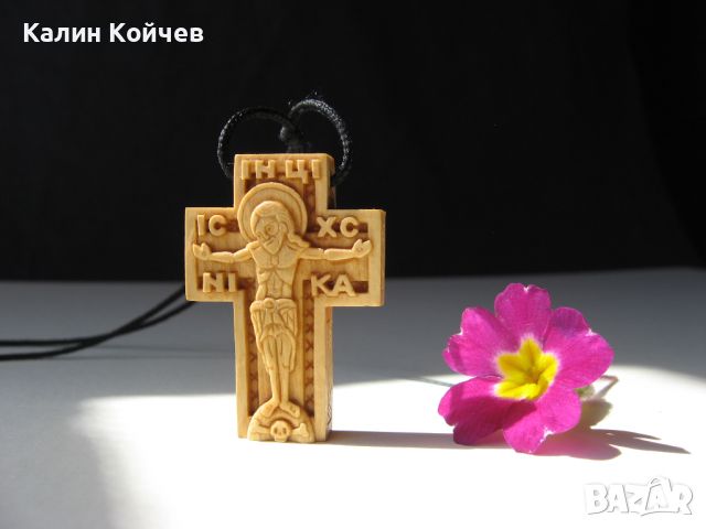 Кръст, миниатюра от чемшир, снимка 6 - Други ценни предмети - 45196541