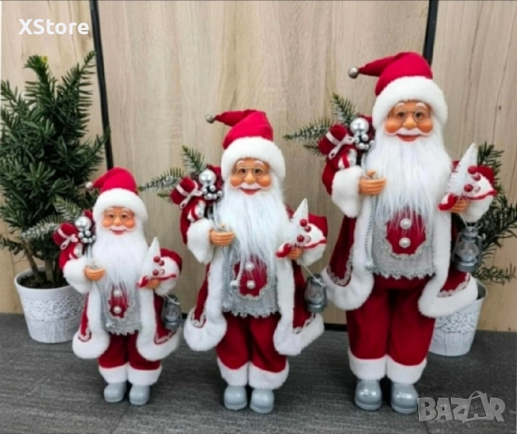 Коледна фигура Дядо Коледа – създай празнично настроение у дома! 50/70/90 см.