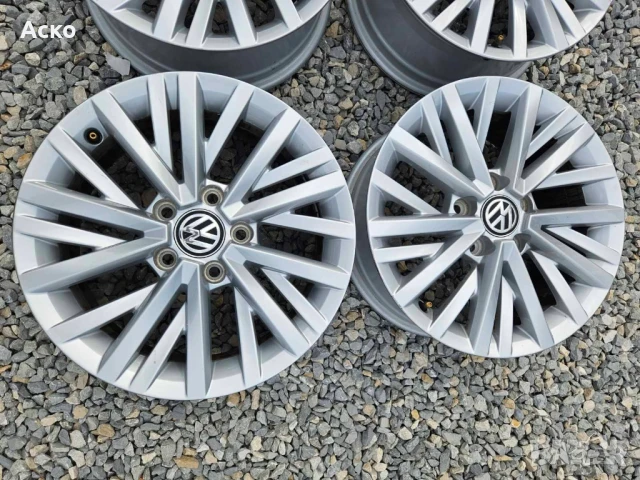 5x112..16.цола..6.5j ET43 оргинални VOLKSWAGEN, снимка 2 - Гуми и джанти - 50619035