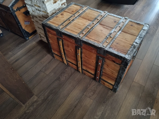 Стар сандък/ракла/скрин/ два броя, снимка 7 - Антикварни и старинни предмети - 51853439