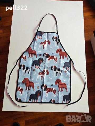 Готварска престилка с кучета кавалер