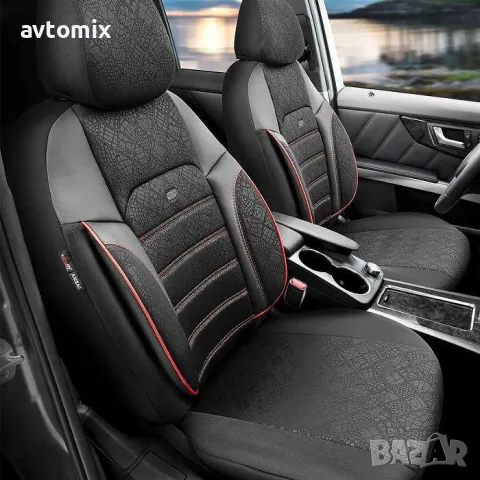 Тапицерия OTOM за седалки Prive PRV3102 черно/червено, снимка 2 - Аксесоари и консумативи - 49931053