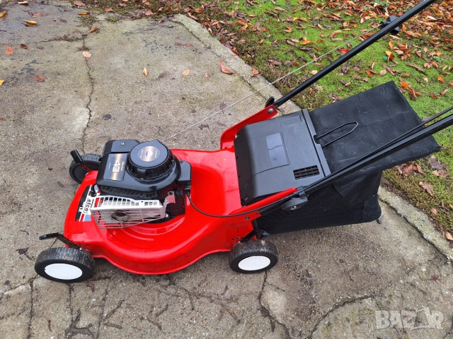 Косачка Briggs Efco 5 к.с. без самоход мулчираща с кош, снимка 13 - Градинска техника - 52294860