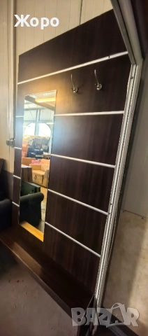 Портманто с огледало и закачалки, снимка 4 - Тоалетки - 52128133