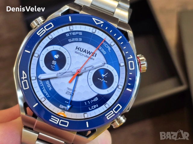 Huawei Watch Ultimate Voyage Blue, снимка 7 - Смарт часовници - 53959858