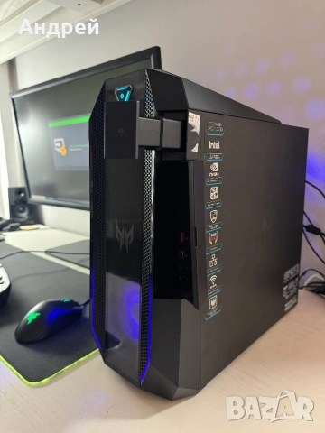 Acer Predator Геймърски компютър RTX/i5/SSD +Монитор 4к, снимка 5 - Геймърски - 53610679