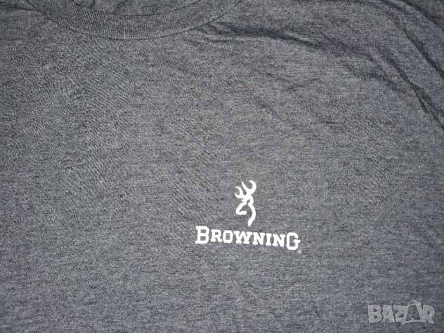 2 броя - Browning  (XL) и (XXL) мъжка спортна блуза и тениска, снимка 2 - Спортни дрехи, екипи - 51697027