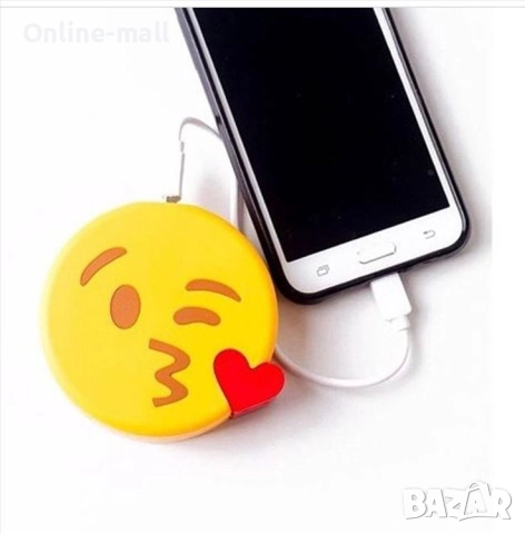 Външна преносима батерия Emoji 8800mAh – Забавен дизайн и голям капацитет, снимка 14 - Външни батерии - 51525093