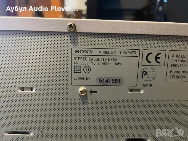 ПРЕКРАСЕН РЕТРО РЕСИЙВЪР SONY STR-343L  SONY TC-WE475 Касетефон Дек, снимка 6 - Ресийвъри, усилватели, смесителни пултове - 48381956