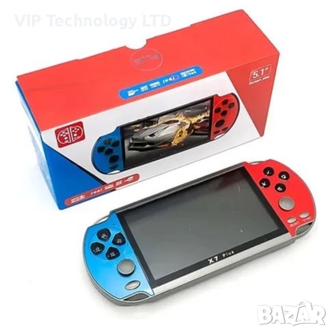 Игрова конзола X7 Plus 8G/5.1 инча/+1000 игри Гаранция 12м, снимка 4 - Други игри и конзоли - 53248628