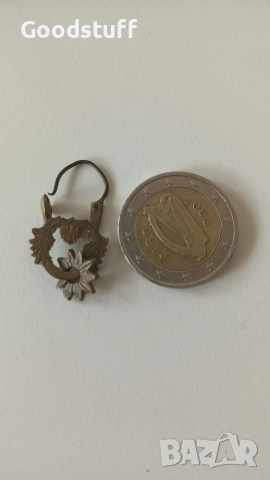 Възрожденски сачан обеци,накит, арпалии,бронз,от баба чеиза 