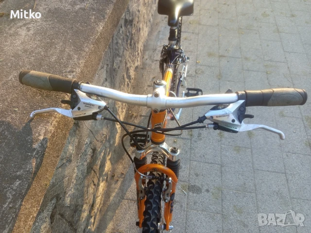 26 цола алуминиев велосипед с 21 скорости усилени капли амортисьори предни като нов , снимка 8 - Велосипеди - 50526906