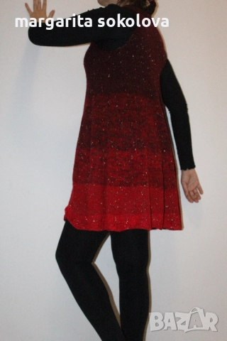 Трикотажна рокля, снимка 2 - Рокли - 52963698