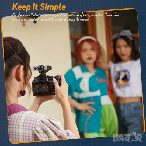 Светкавица Godox Lux Junior Retro Camera Flash, снимка 7 - Светкавици, студийно осветление - 52218931