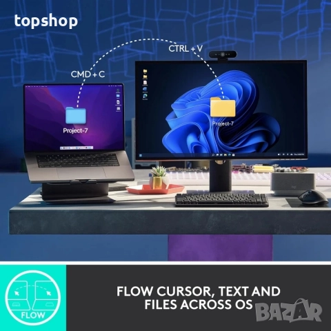 ЧИСТО НОВА С ЛЕПЕНКА Безжична мишка Logitech MX Master 3S ултрабързо скролиране, ергономична, 8K DPI, снимка 4 - Клавиатури и мишки - 51628723